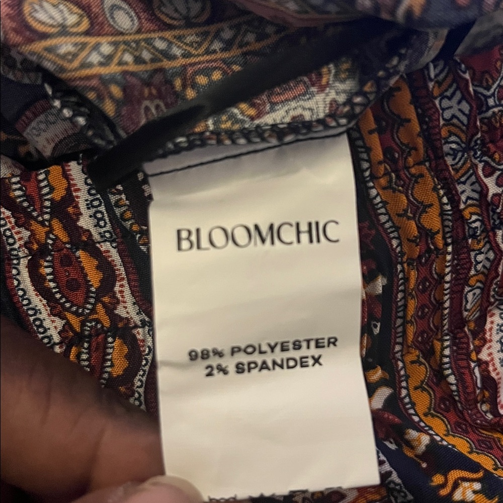 Bloomchic New Boho Striped Split Jogger Pants Siz… - image 4